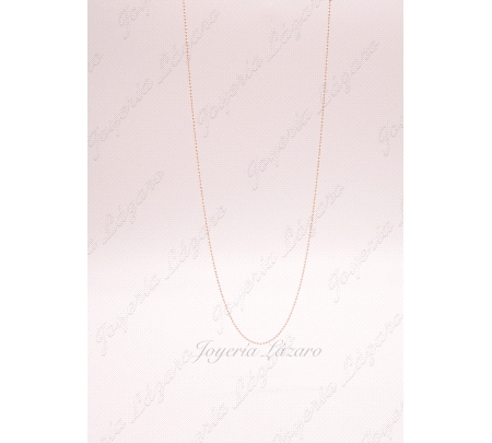 ORO 18 KTS CADENA 40/45 CM.BOLAS