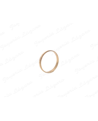 ALIANZA ORO 18 KTS TALLADO RAYITAS 3 MM