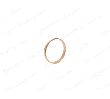 ALIANZA ORO 18 KTS TALLADO RAYITAS 3 MM