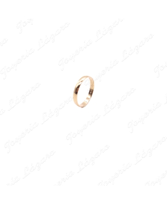 ALIANZA ORO 18 KTS1/2 CAÑA 3MM