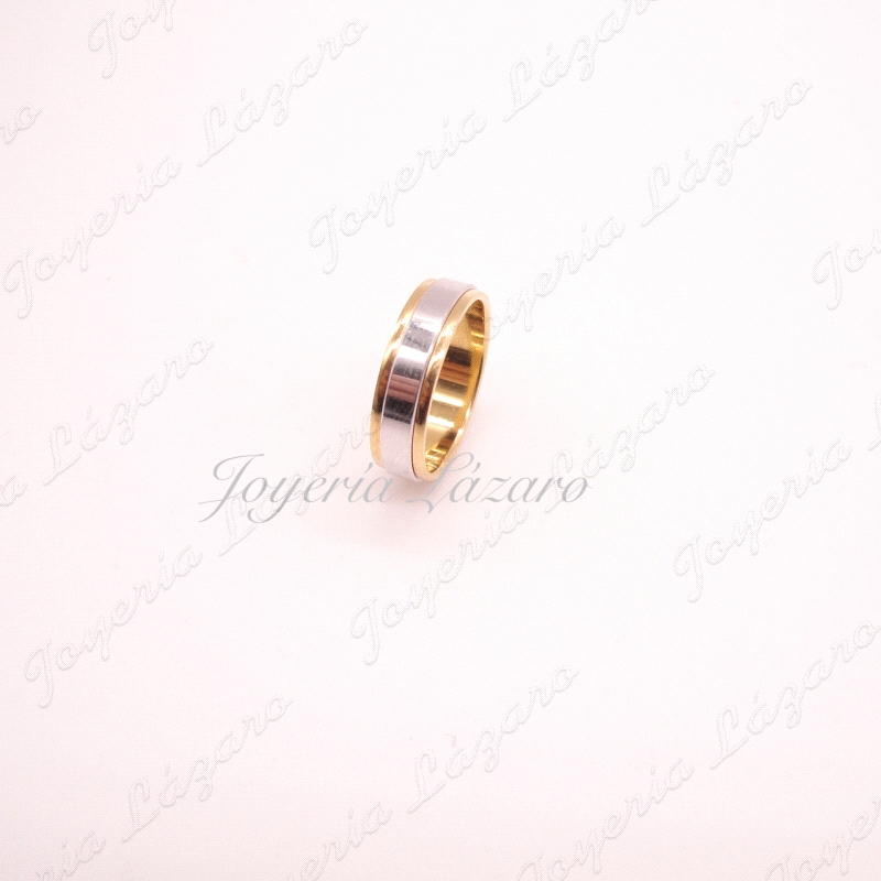 ALIANZA 18KTS BIC. 5MM Nº9
