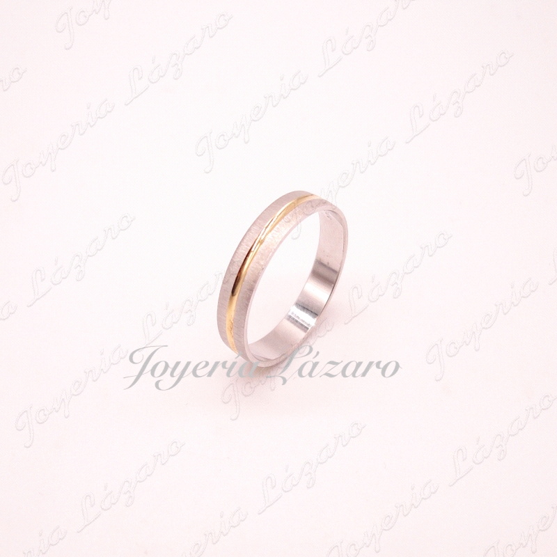 ALIANZA 18KTS BIC. CENTRO RALLA AMARILLA Nº15