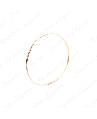 PULSERA 1/2 CAÑA ORO 18KT OCASION  TALLADO ESTRELLAS+BANDAS 2.5MMX67IN                              