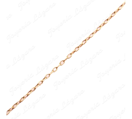 CADENA 50 CM. ORO 18KT OCASION FORZADA 1MM                                                          