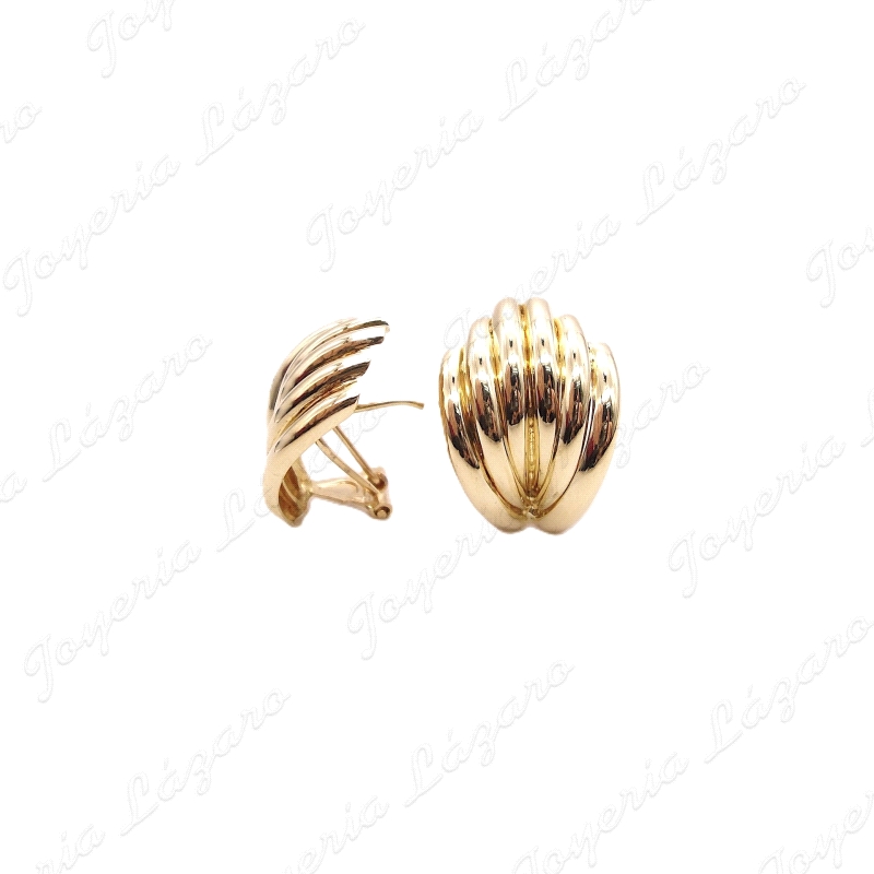PEND. ORO 18KT OCASION CONCHAS 17X22MM  CIERRE OMEGA                                                