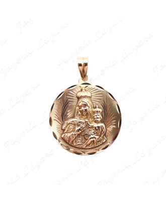 MEDALLA ORO 18KT OCASION ESCAPULARIO 30MM                                                           