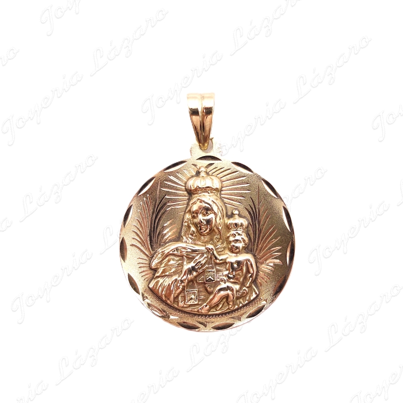 MEDALLA ORO 18KT OCASION ESCAPULARIO 30MM                                                           