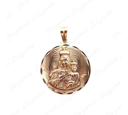 MEDALLA ORO 18KT OCASION ESCAPULARIO 30MM                                                           
