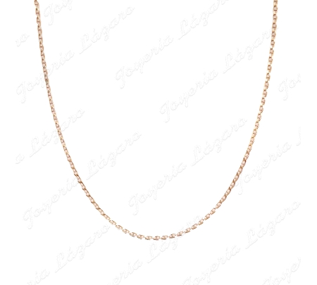 CADENA 50 CM. ORO 18KT OCASION ESLABON BARCO 2MM MACIZA                                             