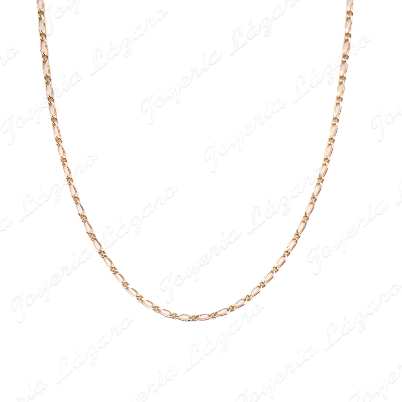 CADENA 50 CM. ORO 18KT SEMINUEVA MACIZA 3X1 3MM                                                     