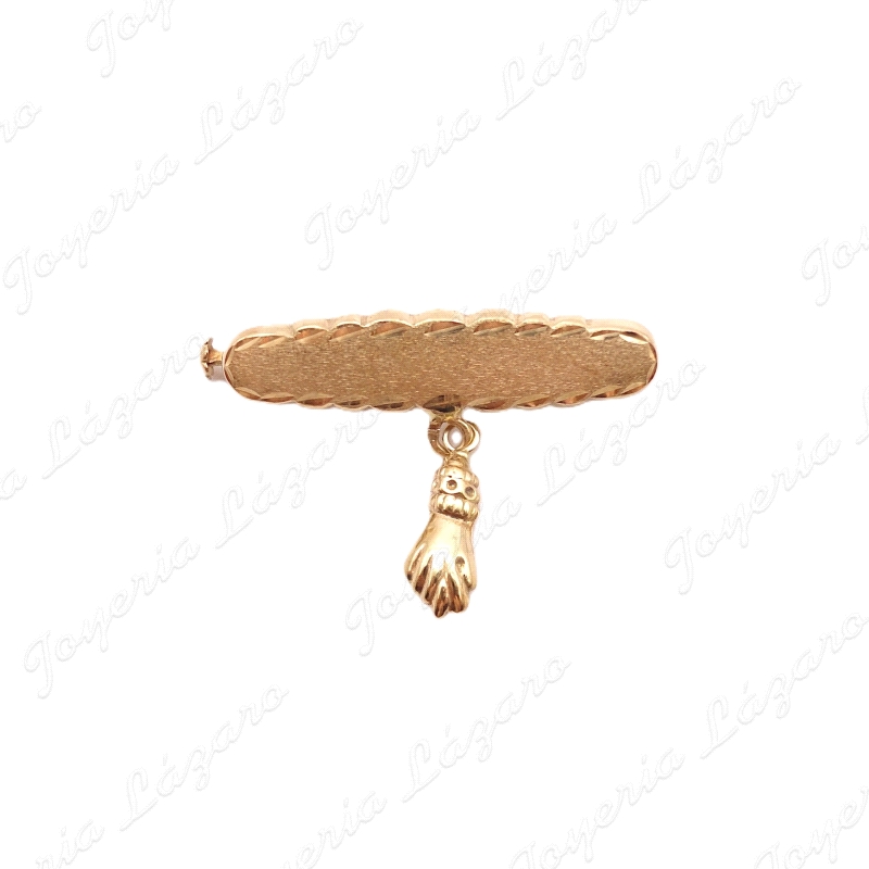 ALFILER BEBÉ ORO 18KT OCASION + PUÑO /HIGA                                                          