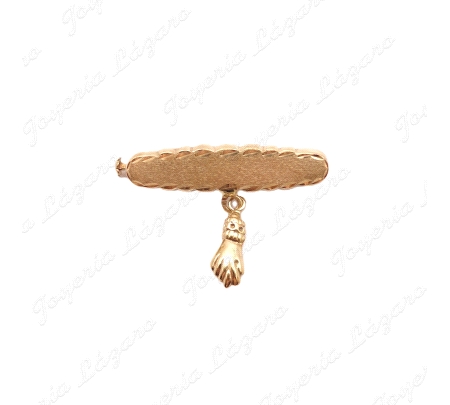 ALFILER BEBÉ ORO 18KT OCASION + PUÑO /HIGA