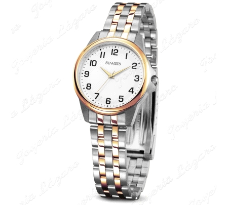 DUWARD RELOJ BICOLOR  SRA. BRAZALETE ESF. BLANCA                                                    