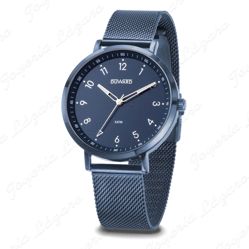 DUWARD RELOJ CABALLERO ACERO AZUL ESTERILLA                                                         
