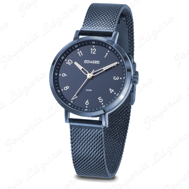 DUWARD RELOJ SRA.  ACERO AZUL ARMI ESTERILLA                                                        