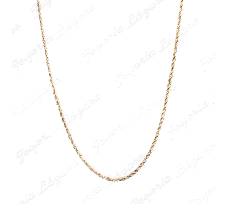 CORDON SALOMONICO 40 CM. ORO 18 KTS 1MM