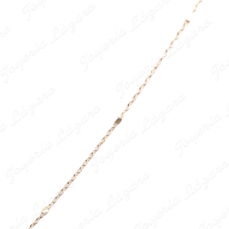 CADENA 40 CM. ORO 18 KTS DADOS+ CAD. FORZADA                                                        