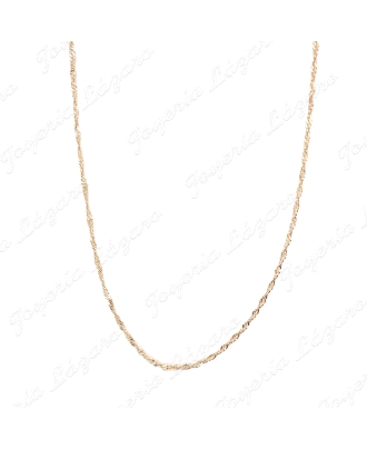 CADENA 45 CM. ORO 18 KTS SINGAPUR 2MM