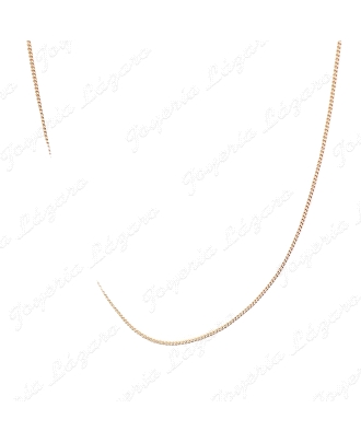 CADENA 45 CM. ORO 18 KTS BARBADA HILO REDONDO 1.6MM