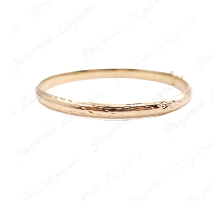 PULSERA 1/2 CAÑA ORO 18KT OCASION 5.5MMX 62MM INT