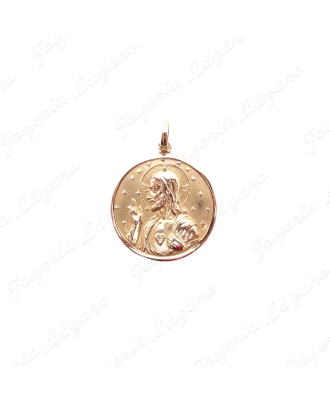 MEDALLA ORO 18KT OCASION ESCAPULARIO 24MM                                                           