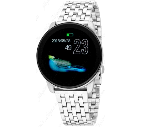 NOWLEY SMART WATCH/BAND REDONDO ARMIS ACERO