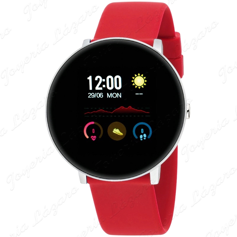 NOWLEY SMART WATCH/BAND COSMO ROJO