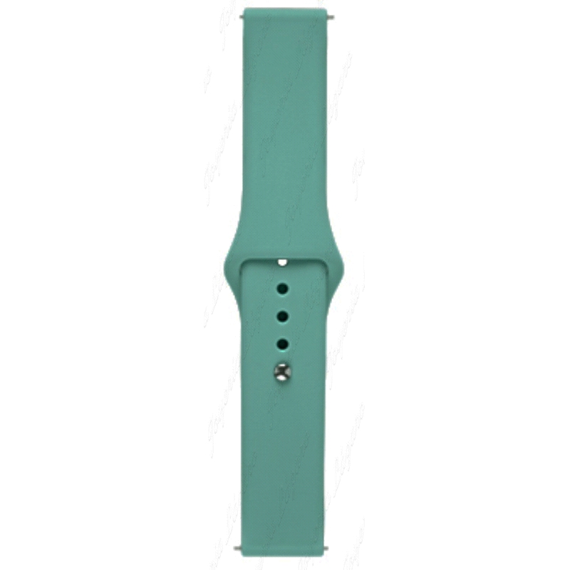 CORREA SMART WATCH/BAND 20MM SILICONA TURQUESA CIERRE CLIP