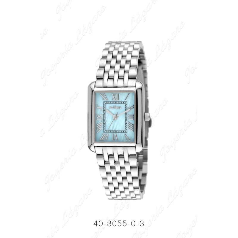 POTENS RELOJ SRA. RECTANGULAR DIS. CART.ESF. AGUA COLEC. PARIS