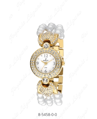 NOWLEY RELOJ SRA, DORADO PERLAS