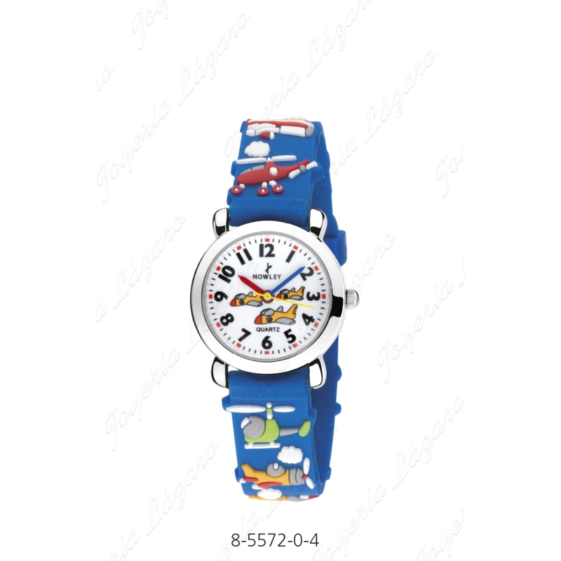 NOWLEY RELOJ KIDS CELESTE AVIONES