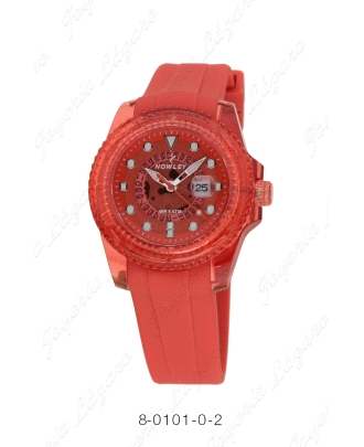 NOWLEY NUDE PEQUEÑO CAJA TRANSPARENTE ROJO