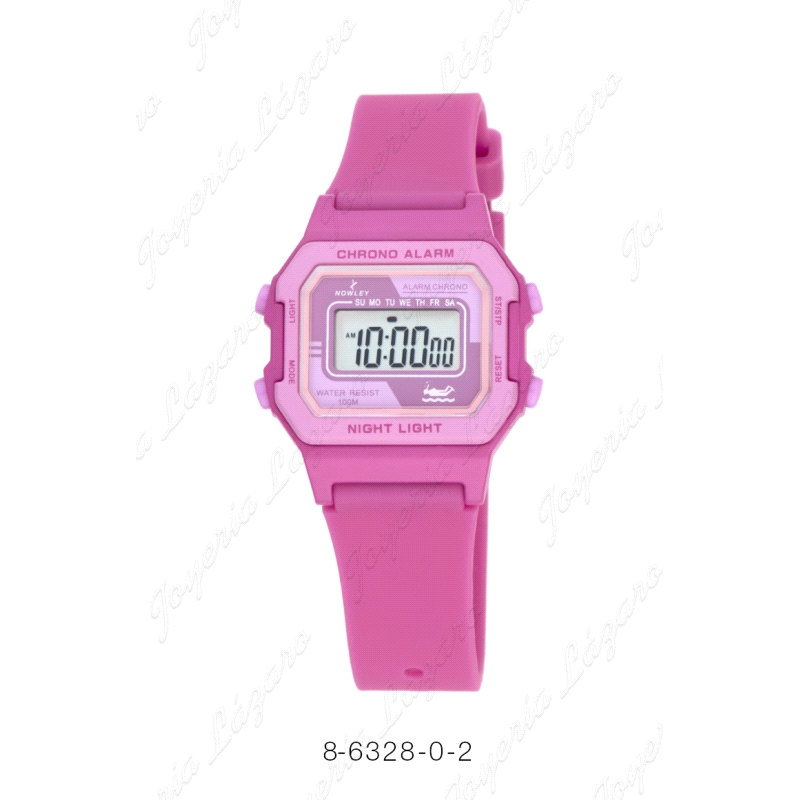 NOWLEY RELOJ DIGITAL INFANTIL FUCSIA