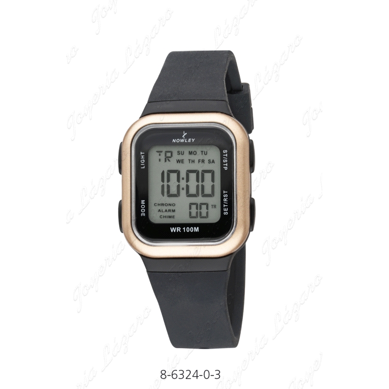 NOWLEY RELOJ RACING DIGITAL NEGRO NIÑA