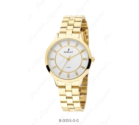 NOWLEY RELOJ CHIC SEÑORA DORADO