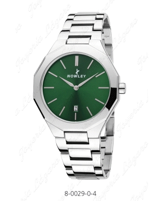 NOWLEY RELOJ PRISMA CABALLERO ESFERA VERDE