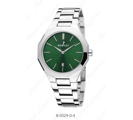 NOWLEY RELOJ PRISMA CABALLERO ESFERA VERDE