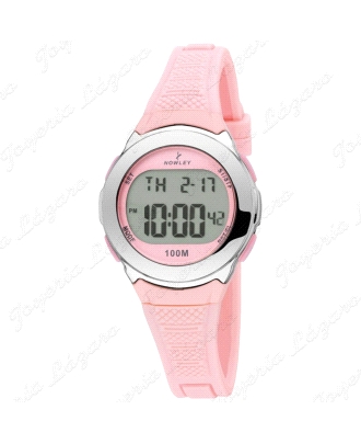 NOWLEY RELOJ RACING DIGITAL ROSA