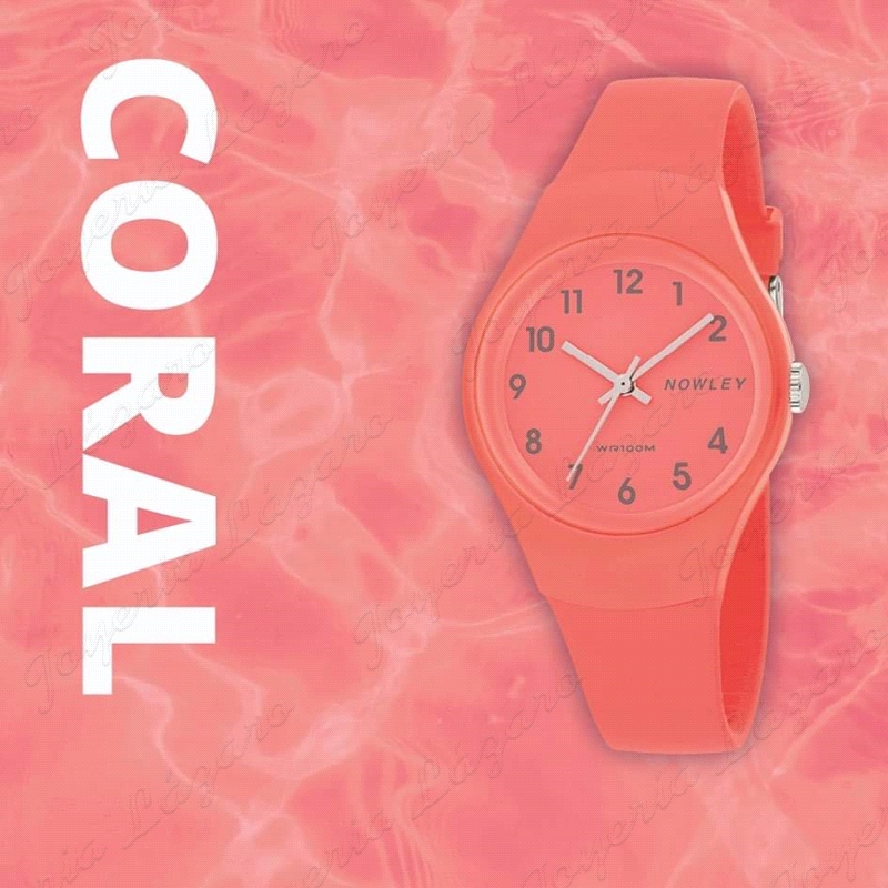 RELOJ NOWLEY RACIN CORAL