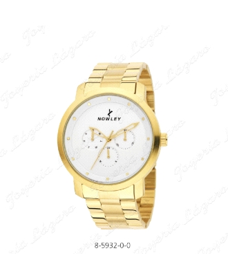 RELOJ NOWLEY CABALLERO DORADO