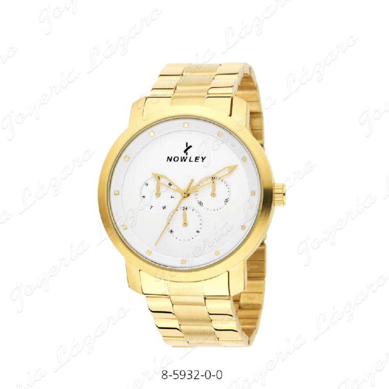 RELOJ NOWLEY CABALLERO DORADO