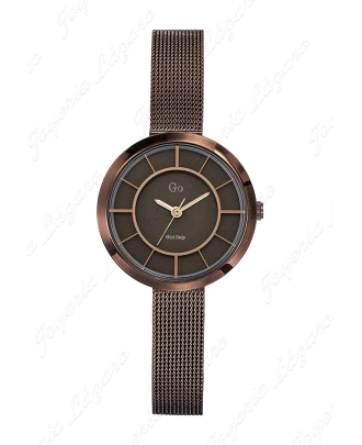 RELOJ GO MARRON MALLA