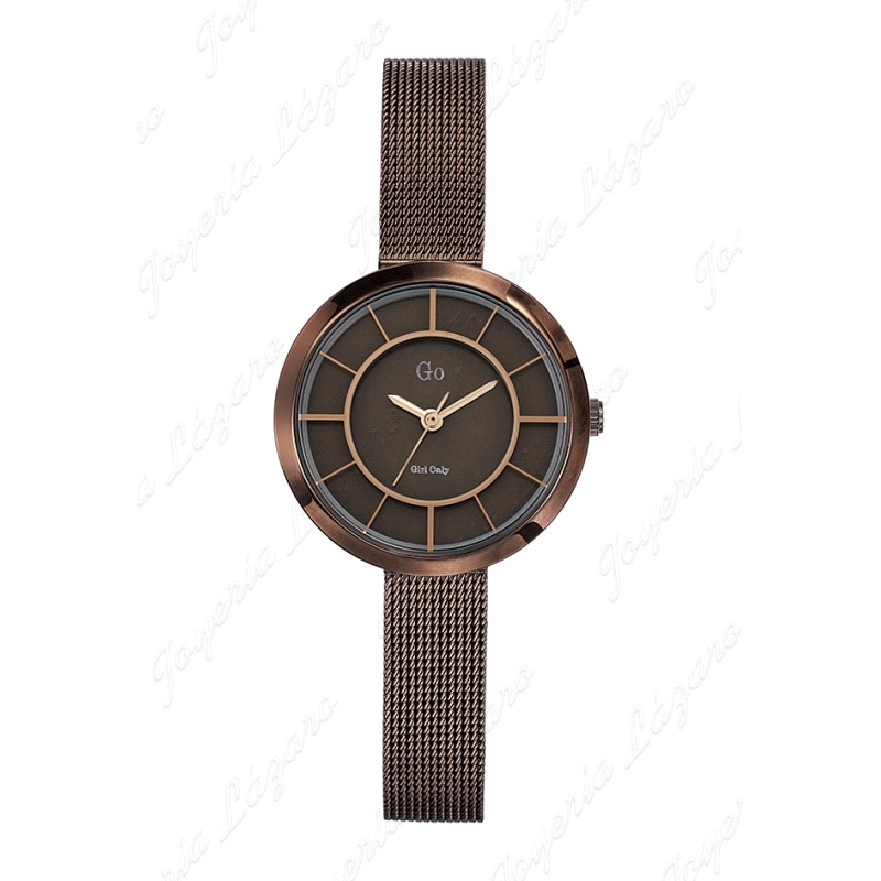 RELOJ GO MARRON MALLA