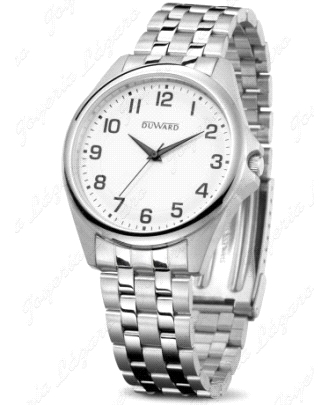 DUWARD RELOJ CABALLERO ELEGANCE NKECHA ACERO ESFERA BLANCA
