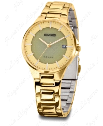 DUWARD RELOJ SRA. DORADO SOLAR ELEGANCE ELEGANS