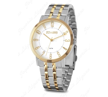 DUWARD RELOJ CABALLERO ACERO BICOLOR ELEGANCE SIK