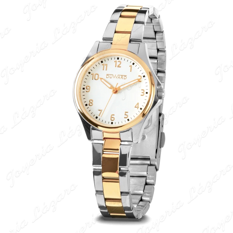 DUWARD RELOJ SEÑORA ACERO BICOLOR