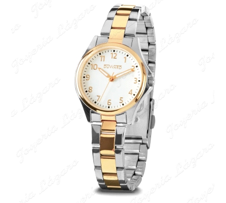DUWARD RELOJ SEÑORA ACERO BICOLOR