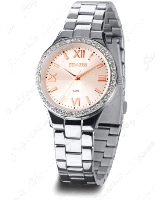 MUJER MUJERDiámetro 32,00mmGrosor 8,35mmBrazalete ACEROFunciones 2/3 AGUJASCaja ACERO 316LEstanqueidad 5 ATMPeso 67,70 gCristal 