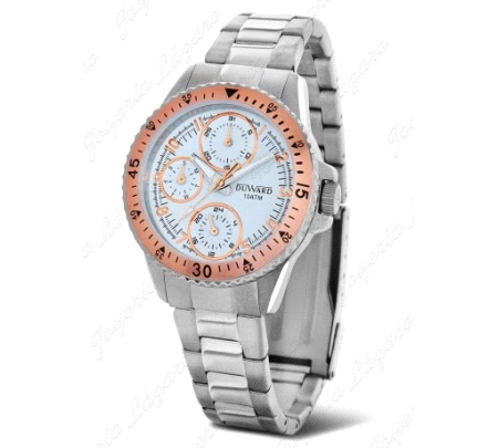 RELOJ DUWARD CADETE BLACO ROSADO(PUL?)